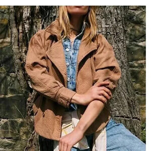Free People Tan Jacket